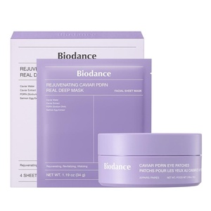 image:imageBIODANCE Caviar PDRN Firming amp Depuffing Set Real Deep Mask amp Eye Patches Bundle Under Eye Bags amp Puffy Eyes Care Korean Skincare Routine for Vitality Glass Skin Gift Set