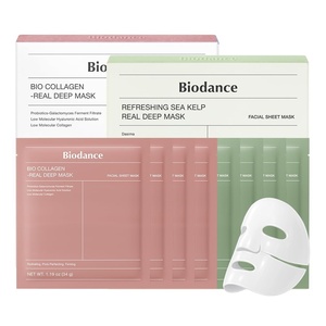 image:imageBIODANCE Clear Glow Mask Duo Bio Collagen amp Sea Kelp Real Deep Mask Gel Face Mask Set for Glass Skin Pluming Calming Korean Skincare Set Korean Skin Care Facial Mask Set