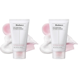 image:imageBIODANCE Collagen Mask To Foam Cleanser 2in1 Pore Care and Hydrating Foaming Facial Cleanser for Sensitive Skin Gentle Face Wash Korean Skin Care507 fl oz 150 ml507 Fl Oz Pack of 2
