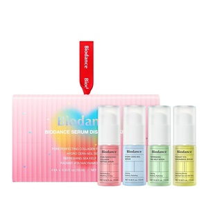 image:imageBIODANCE Serum Discovery Set 4 Mini Serums Set Korean Skin Care with Collagen Peptide Ceramide Panthenol Sea Kelp Vitamin C Niacinamide Skin Care Set  10ml x 4 Serums