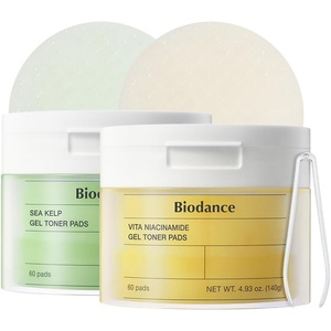 image:imageBiodance Brightening amp Calming Toner Pads Duo Set Vita Niacinamide amp Sea Kelp Dark Spot Correcting Sebum Control Korean Skincare Set for Face Korean Skin Care Skin Care Set