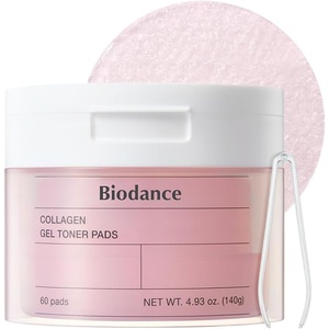 image:imageBiodance Sea Kelp Gel Toner Pads Calming Toner Pads for Sensitive Skin Oil amp Sebum Control Refreshing Blemish Care PreSoaked Pads Korean Skin Care60 PadsCollagen