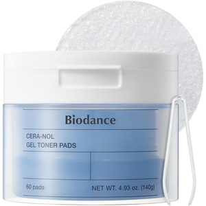 image:imageBiodance Sea Kelp Gel Toner Pads Calming Toner Pads for Sensitive Skin Oil amp Sebum Control Refreshing Blemish Care PreSoaked Pads Korean Skin Care60 PadsCeranol