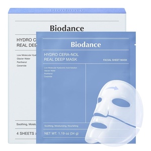 image:imageBIODANCE Hydro Ceranol Real Deep Mask Hydrating Overnight Hydrogel Face Mask Moisturizing Redness Reducing Quick Soothing After Sun Care Sunburn Relief Korean Skin Care 119oz34g x4eaCeranol
